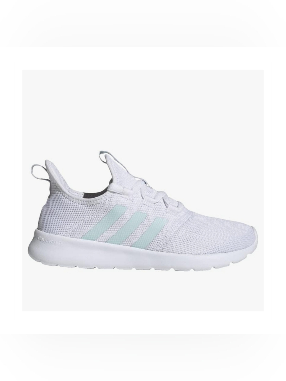 Adidas Cloudfoam Pure 2.0 Women’s Size 9.5 – White Halo Mint – EUC